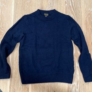 Crewcuts cashmere sweater - handsome navy, size L (10/11)